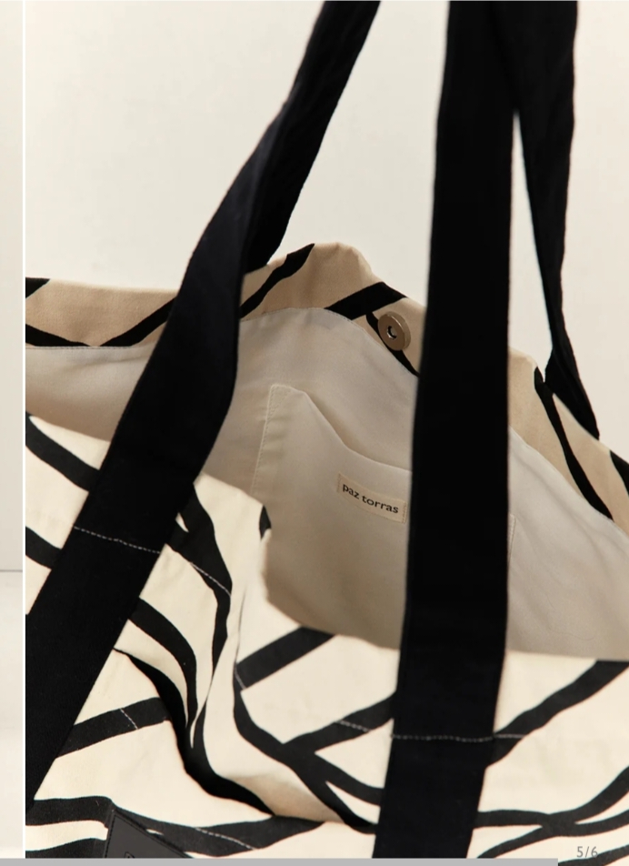 Bolso loneta Paz Torras
