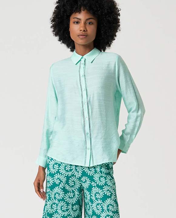 Camisa Surkana verde claro
