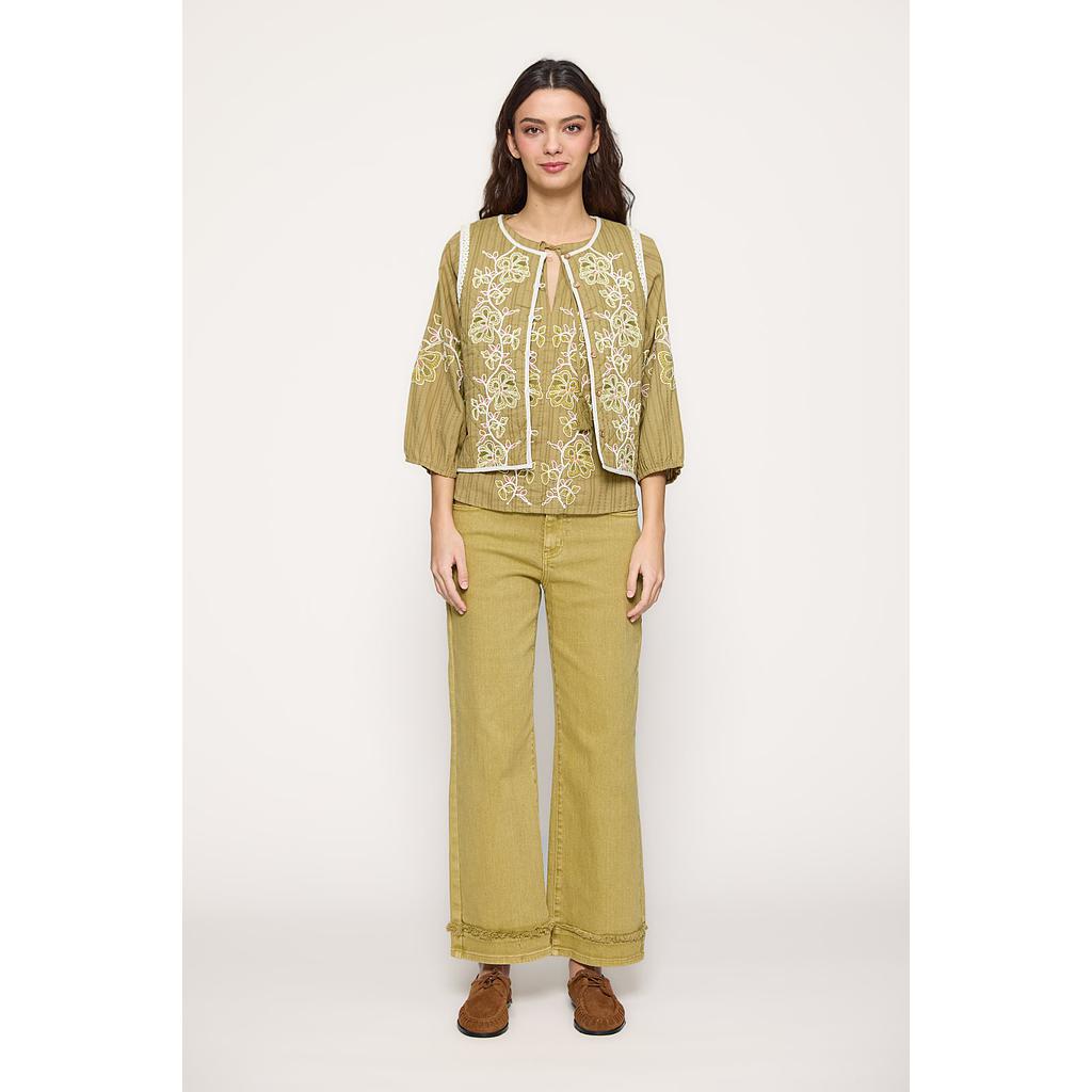 Bluson verde bordado MDM