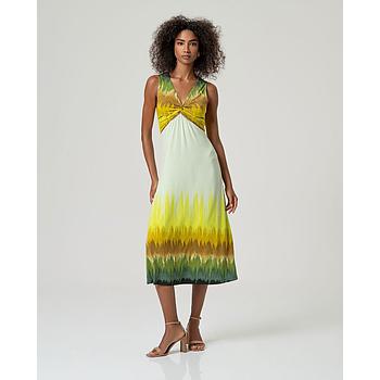 Vestido drapeado Surkana